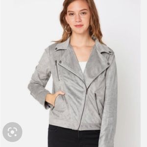 Grey Suede Jacket